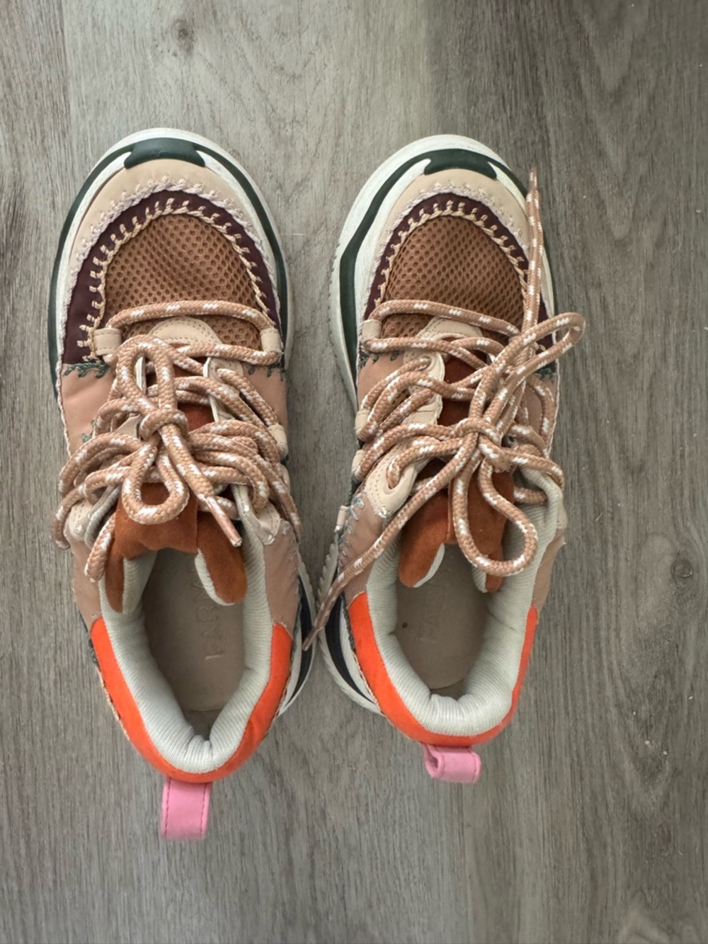 FARM Rio Mixed-Material Chunky Sneakers - Picture 2 of 3